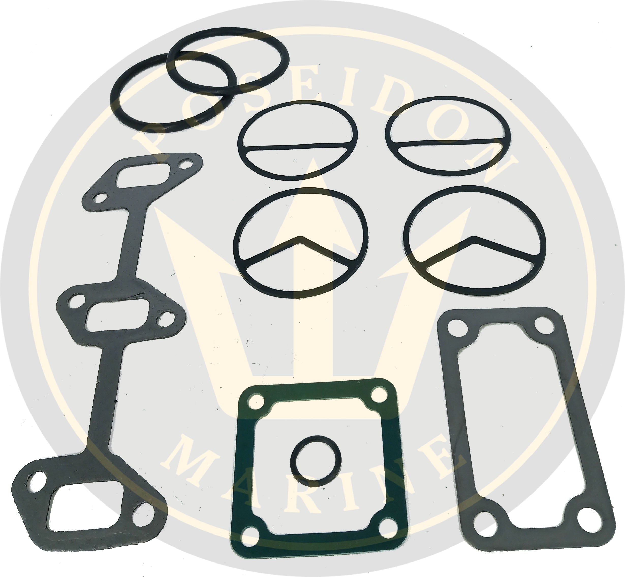 Recmar® Seal kit Yanmar 3GM radiator 121450-13251 128297-44030 128695-44070