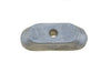 Recmar® zinc plate anode for Suzuki outboards 2HP-5HP 55320-98400