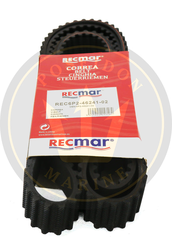 Recmar® timing Belt For Yamaha F200C/F250A 6P2-46241-02 Sierra 18-15132