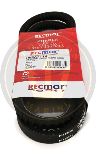 Recmar볼보 펜타 2040 1075mm ® 발전기 벨트 978710 967114