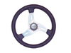 Geldenship® STEERING WHEEL 350 MM. BLACK