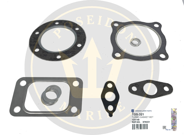 SLP® Turbo gasket kit for Volvo Penta D70 876321 875519