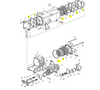 Recmar® Heat exchanger seal kit Volvo Penta D4 D6 3583647