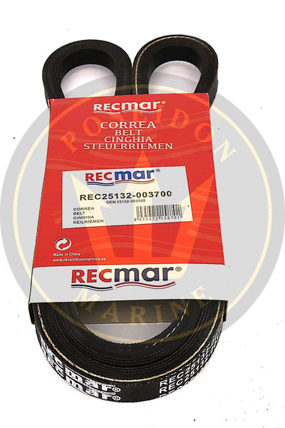 Recmar® Dynamo-riem voor Yanmar 2GM20F, F-YEU 3GM30, F-YEU 25132-003700