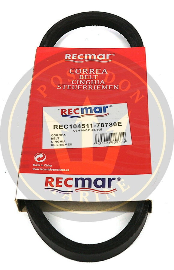 Recmar® Alternator belt for Yanmar 3GM30F 3YM27A RO: 104511-78780E