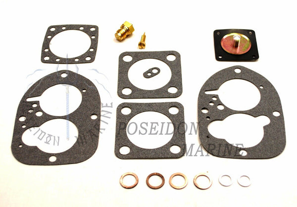 Karburátor javítás Volvo Penta AQ115 AQ125 AQ130 AQ131 856472 SOLEX 44 PA-1