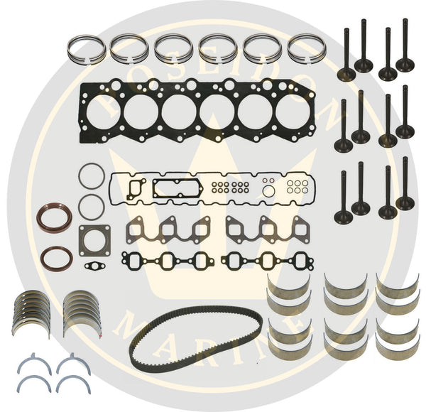 Kit de révision PoseidonMarine® Yanmar 6LP 12 soupapes 119770-00250 119770-00490 119770-00480