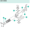 Recmar® Seal kit Yanmar 2GM radiator 128290-13251 128695-44070 24311-000700