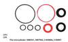 Trim Cylinder Ram seal kit for Volvo Penta DPH DPR trim cylinder 3888301 3887960 21840806 21840807 22121309