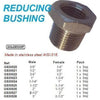 Goldenship® REDUCTION M-F AISI 316 3/8 - 1/4" GS30520