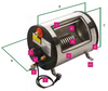 WATER HEATER  INOX 22 l. - 1250 W - 230