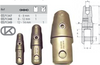 SS. SWIVEL ANCHOR CONNECTOR 10-12MM.