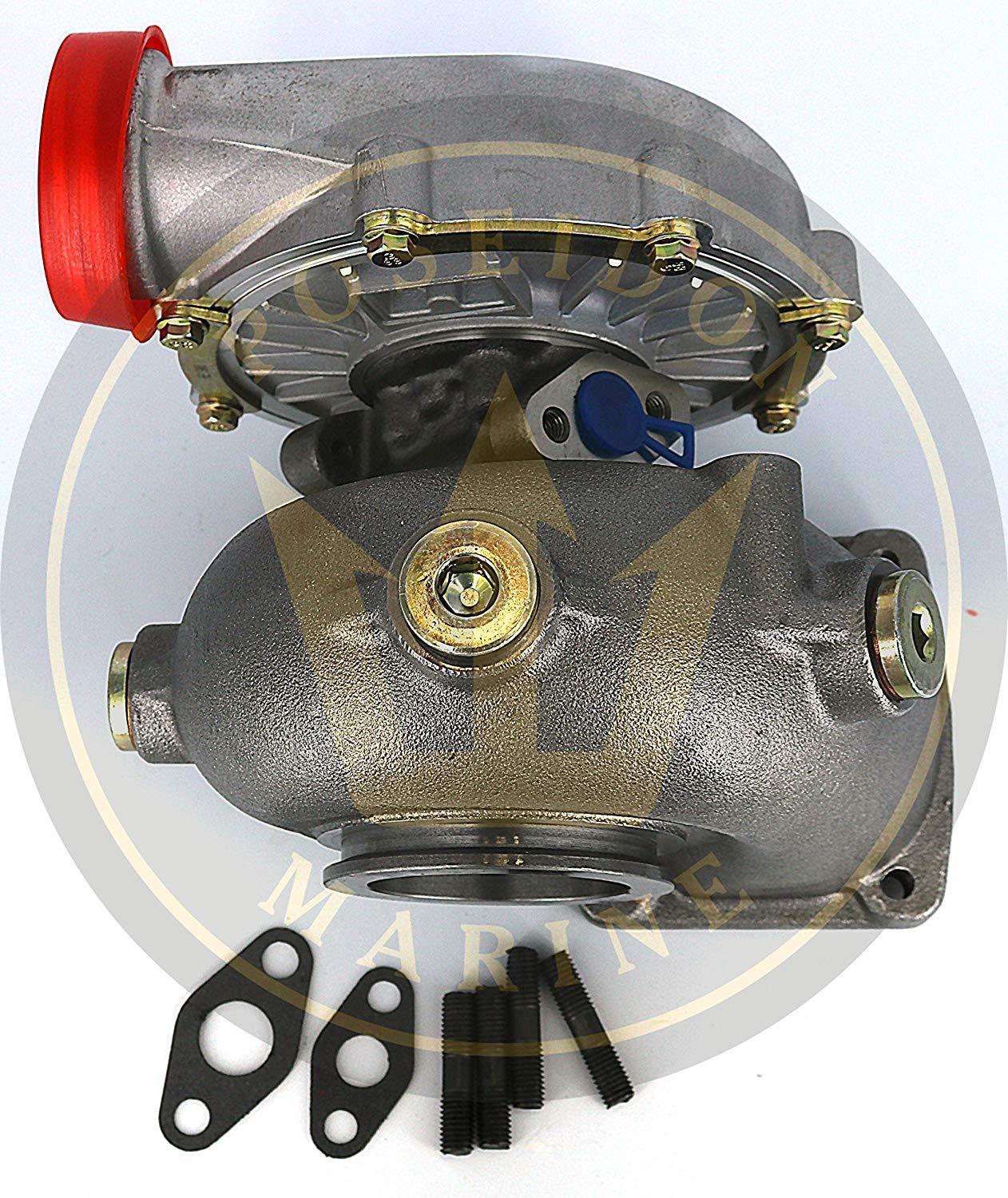 BorgWarner K53269706497 Turbocharger – Marine Volvo Penta AD41B AQAD41A, Replaces 861260, 2-Year Warranty
