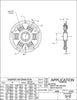 Damper Borg-Warner (Ø157,97mm/ 6 1/8") (1004-650-002)