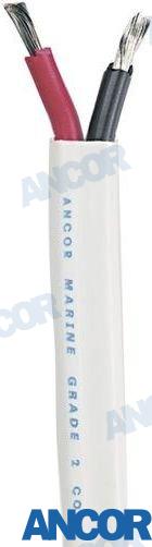 Καλώδιο διπλής όψης 250' 16/2 AWG (2x1mm?) Λευκό