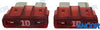 ANCOR 604010 10 AMP ATC 3/4” X 13/16” MARINE GRADE ELECTRICAL FUSE LOT OF 2