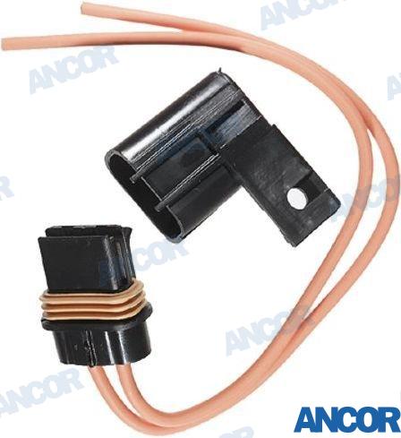 Ancor elektrisk vanntett inline-sikringsholder av marinekvalitet (ATO/ATC, 12-gauge, 30-amp)