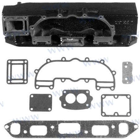 Mercruiser Manifold 120 HP GM 153 4 cyl 1979-1982