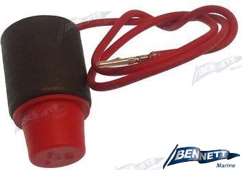 Elettrovalvola Bennett VP1135R con filo rosso e flap Bennett