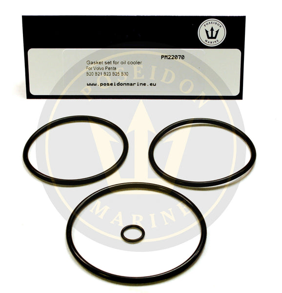 포세이돈 마린® 오일 쿨러 씰 키트 (볼보 펜타 AQ120 AQ130 AQ140 AQ145 AQ151 AQ171 호환)