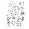 PoseidonMarine® フライホイール修理キット Volvo Penta D31 D41 V6 V8 SP DP 11013 181105 958860 22075