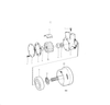 PoseidonMarine® ウォーターポンプ修理キット Volvo Penta Aquamatic 855722 Jabsco 22740-0351 876120
