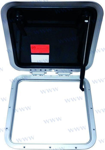 Stranggepresste Luke mit niedrigem Profil, 556 x 556 mm