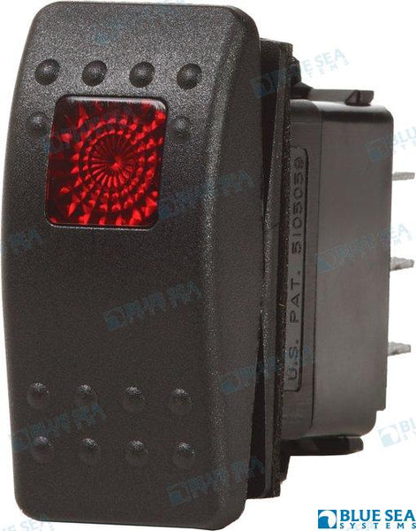 Interruptor SPST Apagado-Encendido Negro