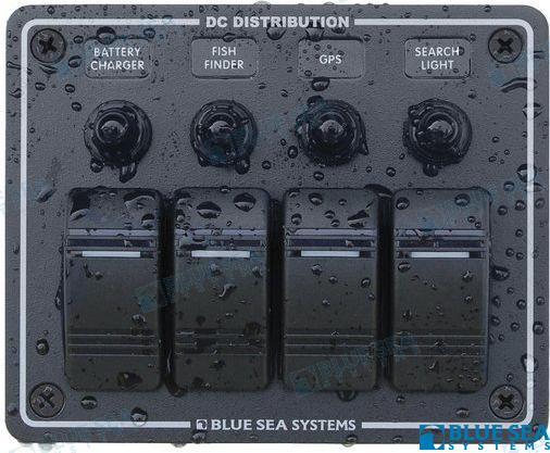 PANNEAU WP 4 POS. HORIZONTAL NOIR