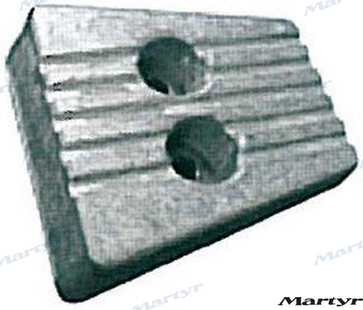 Martyr® zinc anode transom plate Volvo Penta SX-A DPS-A DPS-B 3888817