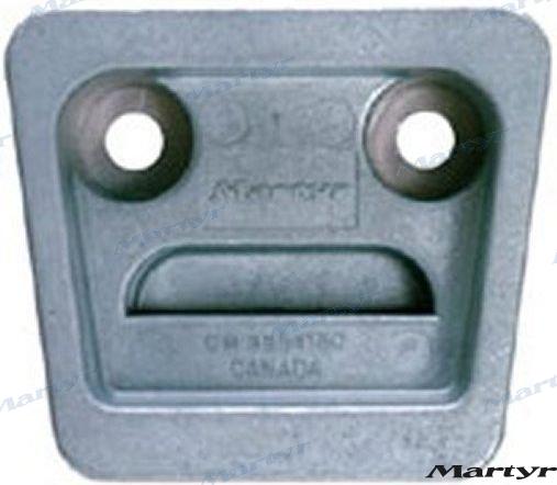 Anode en aluminium Martyr® pour tableau arrière Volvo Penta SX DP-SM Cobra 3586461