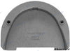 Aluminium anode for Volvo Penta SX/DP-SM