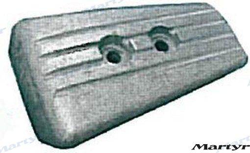Plaque de cavitation d'anode en zinc Martyr® Volvo Penta SX-A DPS-A DPS-B 3888814