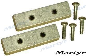 Anode kit, aluminium for Bennett trim tabs