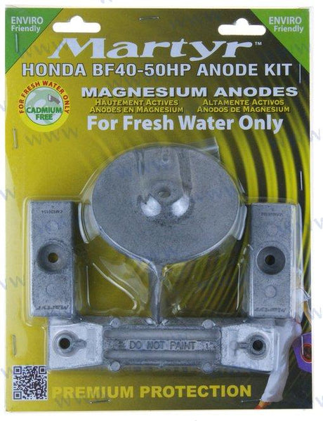 Martyr® Magnesium Anode Kit for Honda BF40-BF50 CMHBF4050KITA