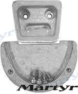 Anodensatz für Volvo Penta SX & OMC Aluminium