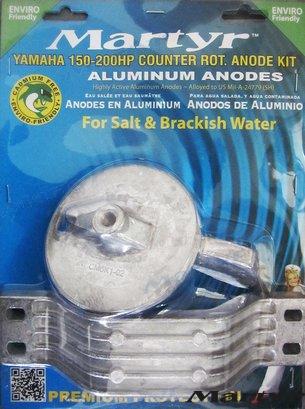 Aluminium Anode Kit Yamaha 150-200 hp Counter Rotation