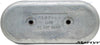 Zinkanode "SeaRay" 350 x 155 x 32 mm