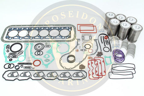 OVERHAUL KIT for VOLVO PENTA D41L-A 42P-A 43P-A RO: 877223, 877228, 877229, 877230