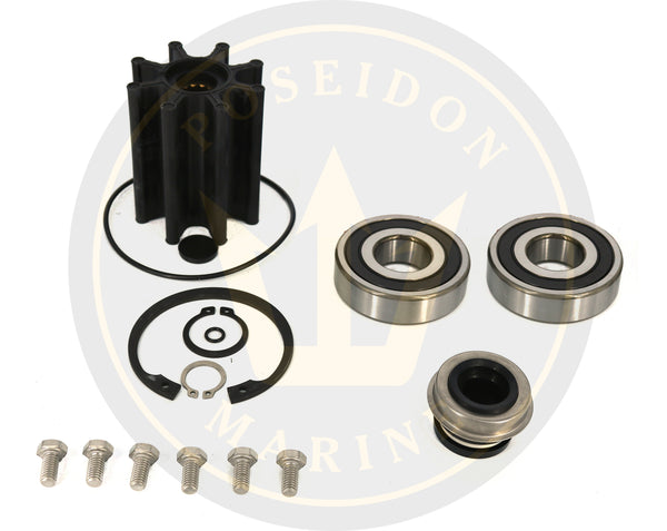 PoseidonMarine® 볼보 펜타 D6 워터 펌프 키트 3589907 21380890 3583609 3593573