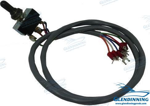 CM POWER SWITCH 3' ASSY 6 WIRE 04800