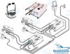KIT 2ND I/O OUTBOARD 1 STATION + TRIM 2M1EC