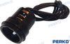 D.C. BAYONET SOCKET W/10" PIGTAIL 10192