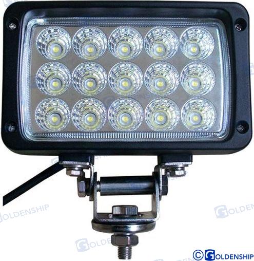 45W LED WORK LIGHT FLOOD BEAM 316SS bracket 10244