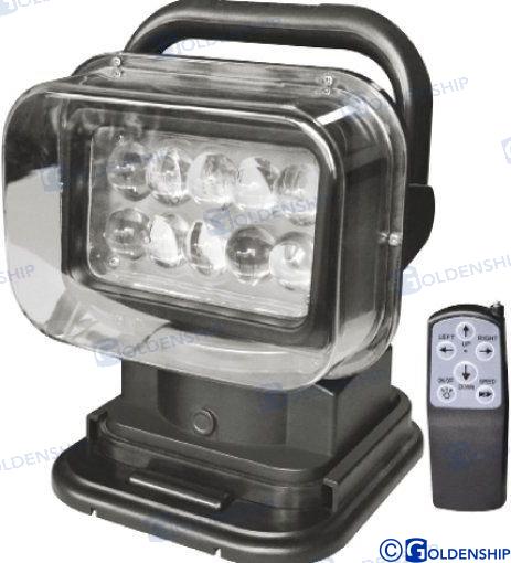 12V 50W LED REMOTE CTRL SEARCH LIGHT SPOT BEAM 10245