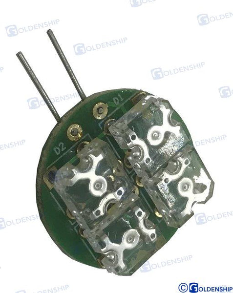 Żarówka LED G4 PIN BOCZNY CZERWONY 12V