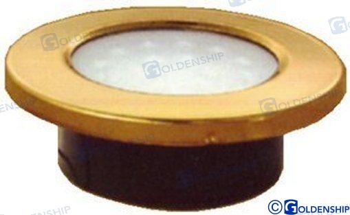 RUND UDENDØRS KUPPELYS I RULLSTOF 4" 10412