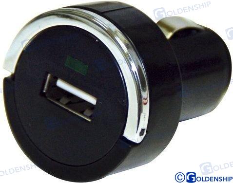 소켓 12/24V 1 USB 충전기 5V 2.1A 11011