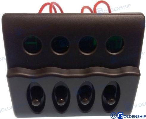 ПАНЕЛ ЗА УВРЕЖДАНЕ НА ПАлубата, 4-ПОЗИЦИОНЕН ПРЕВКЛЮЧВАЧ GS11178