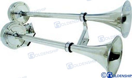 CLACSON ELETTRICO DOPPIO SS 18-1/2" 24V